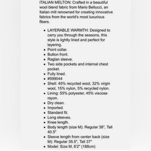 Banana Republic Wool Blend Coat - Picture 12 of 13